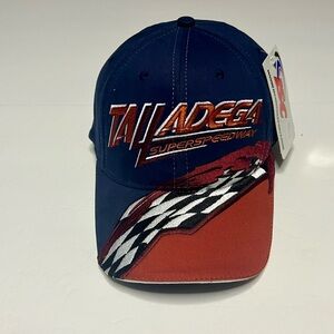 Talladega Superspeedway ISC Motorsports Velcro Closure Hat NWT